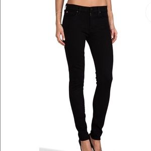 Hudson Pinstripe Nico MidRise Stretch Skinny Jean